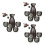 3Sets Ceramic Sake Serving Set Classic Japanese Style Party Cups 7