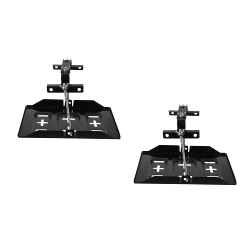 2 Sets Auto Battery Bracket Auto Battery Rack Car Rack 2