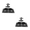 2 Sets Auto Battery Bracket Auto Battery Rack Car Rack 5