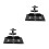 2 Sets Auto Battery Bracket Auto Battery Rack Car Rack 8