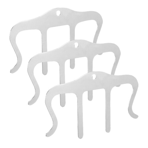 12Pcs Multi-Function Metal Music Sheet Clips Silver Page Holders 1