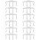 12Pcs Multi-Function Metal Music Sheet Clips Silver Page Holders 7