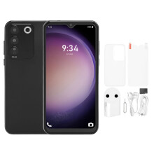 Smartphone Android με ξεκλείδωμα προσώπου, οθόνη HD 6,5 ιντσών, διπλές κάμερες, υποστήριξη