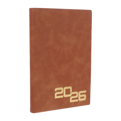 2St Tijdbeheer Planner Journal Bruin, Compact Met Schrijfpapier 2