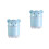 2Pcs Blue Compact Cartoon Animal Desktop Waste Bin PP Plastic 9