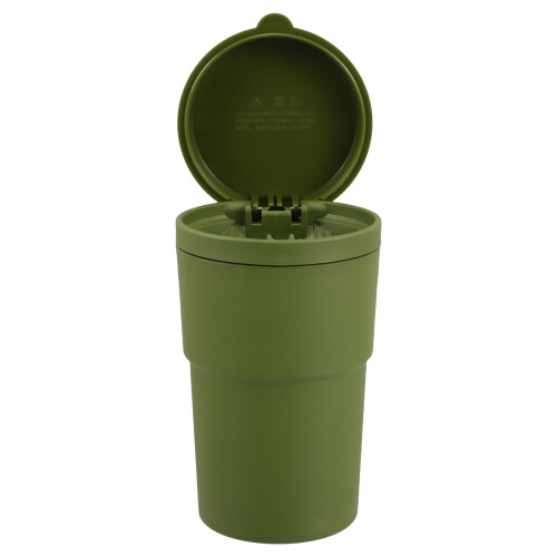 3St Praktische Groene Auto Asbak Mini Pbt+abs Met 1