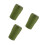 3St Praktische Groene Auto Asbak Mini Pbt+abs Met 7