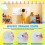 5Sets White Dry Erase Sticker Sheets for Creative Wall Writing 7