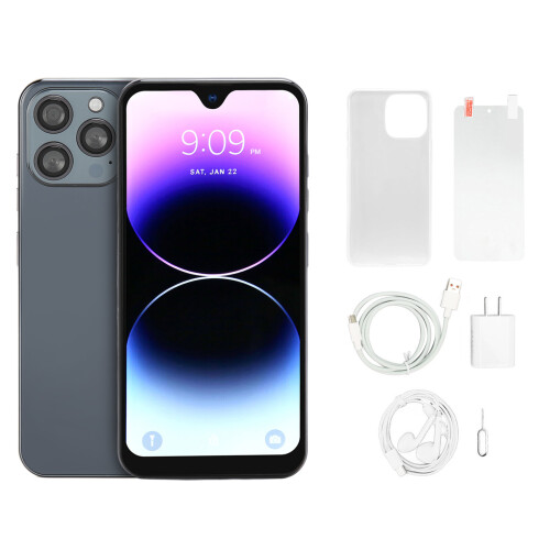 Γρήγορη φόρτιση Smartphone με οθόνη HD, ξεκλείδωτο κινητό τηλέφωνο με μεγάλη διάρκεια