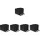 15Pcs Black Cd Dvd Storage Holder Compact Organizer with Zipper 5