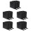 15Pcs Black Cd Dvd Storage Holder Compact Organizer with Zipper 6