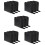 15Pcs Black Cd Dvd Storage Holder Compact Organizer with Zipper 8