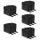 15Pcs Black Cd Dvd Storage Holder Compact Organizer with Zipper 9