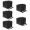 15Pcs Black Cd Dvd Storage Holder Compact Organizer with Zipper 10