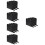 15Pcs Black Cd Dvd Storage Holder Compact Organizer with Zipper 11