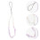 2Pièces Cordon Téléphone Violet En Cristal, Perles, Confortable 9