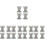 20Pcs Silver Spring Loaded Draw Latch Iron Toggle Box Fasteners 4