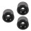 3Pcs Black PU Skateboard Wheels Replacement Roller Skates Accessories 9