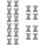 20Pcs Silver Spring Loaded Draw Latch Iron Toggle Box Fasteners 10