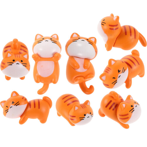 24St Schattige Resin Kat Figuren Multi Kleur Auto Dashboard Versiering 1