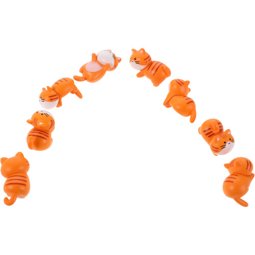 24St Schattige Resin Kat Figuren Multi Kleur Auto Dashboard Versiering 2