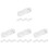 16Pcs Assorted Color Plastic Blind Cord Weights Roller Blind Handles 4