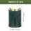 5Pcs Green Acrylic Toothpick Box Automatic Press-Type Holder 2