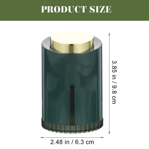 5Pcs Green Acrylic Toothpick Box Automatic Press-Type Holder 1