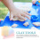 16Pcs Ergonomic Clay Pressure Plates Non-Stick Plastic Tools 11