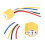 Ceramic 5 Pin Car Relay Socket 30-100A Waterproof, High Temp 8