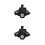 2Pcs Zoomable LED Torch USB Headlight 5 Modes Adjustable Band Camping 9