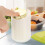 4Pcs Automatic Pressing Toothpick Holder White Acrylic Desktop Use 7