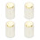 4Pcs Automatic Pressing Toothpick Holder White Acrylic Desktop Use 10