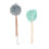4Pcs Nylon Bath Puff Shower Brush Ergonomic Long Handle Back Scrubber 3