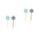 4Pcs Nylon Bath Puff Shower Brush Ergonomic Long Handle Back Scrubber 6