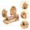 3St Pennenhouder Zeilbootvorm Khaki Voor Decor 9