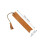 4Pcs Blank Bookmarks Light Brown Page Markers for Book Lovers 8