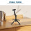 3Pcs Foldable Extendable Selfie Holder Black ABS Cellphone Video Stand 8