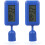 2Pcs Blue Reptile Thermometer with 360 Suction Cup for Home Use 2