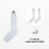 Metal Sock Jigs 2pcs For Diy Pattern Blank Socks (38.5x25cm) 4