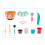 2Pcs Kids Plasticine Set Assorted Color Easy Shape Non-Bake Craft Clay 8
