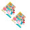 2Pcs Kids Plasticine Set Assorted Color Easy Shape Non-Bake Craft Clay 10