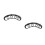 2St Gitaar Finger Stretcher Elastisch Gitaar Oefentool Zwart 10