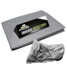 SOL 1pk Universal Bicycle Cover with Elastic Band, Waterproof Outdoor Bike Cover for All-Weather Rain Protection, UV and Dust Resistant