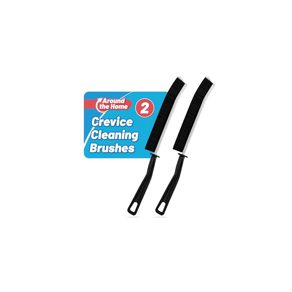 Sol 2Pk Crevice Cleaning Brushes Narrow Gap Brushes For Hard-To-Reach Areas Multi-Purpose Cleaning Tools For Windows, Tiles