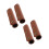 4Pcs Light Brown PU Handbag Handle Covers for DIY Bags 6