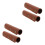 4Pcs Light Brown PU Handbag Handle Covers for DIY Bags 7
