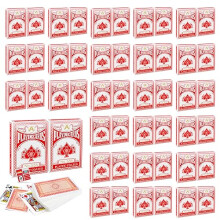 SOL 48pk Playing Cards, Standard UK Deck for Kids or Adults, Plastic Play Multi pack, Waterproof Poker Gift Set, Premium, Lightweight