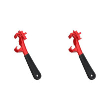 2X 3-in-1 Bung Wrench & Bucket Opener Tool - Aluminium Drum Deksel Verwijderaar voor 5-55 Gallon Drums, Verfblikken en Emmers