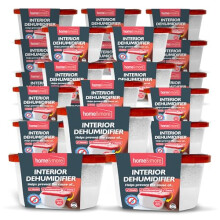 SOL 24pk Interior Dehumidifiers Disposable, 400ml Damp Traps Moisture Absorbers Multipack for Wardrobe, Windows & Home, Prevents Damp